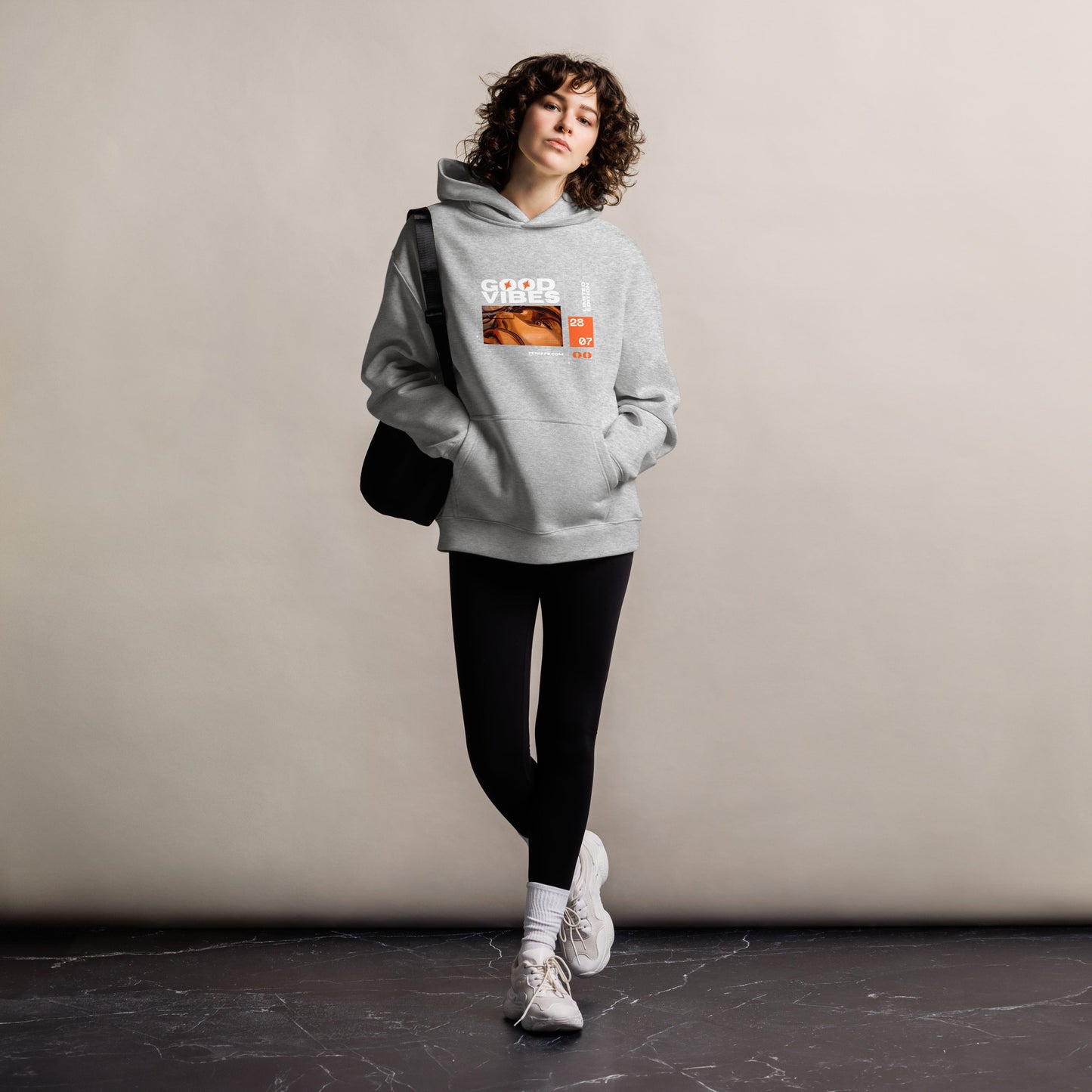 Oversized hoodie Good Vibes