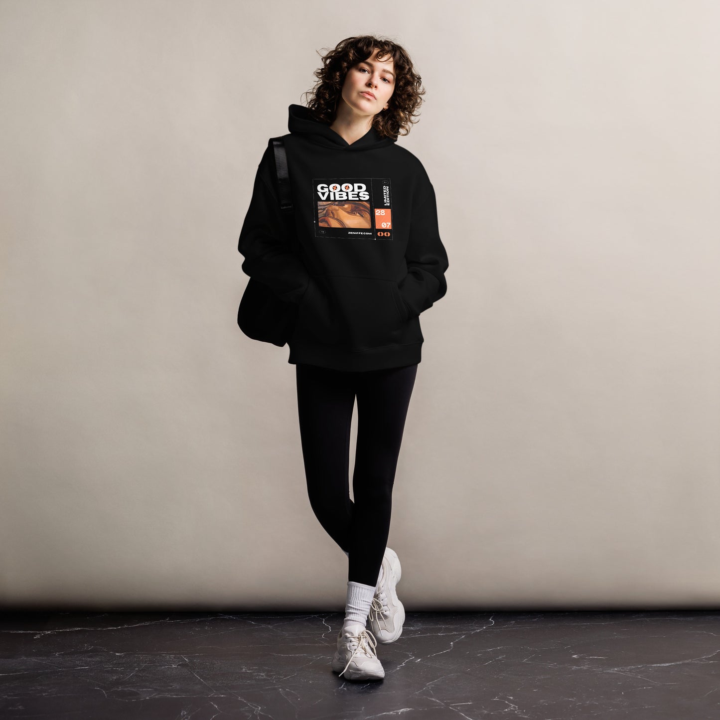 Oversized hoodie Good Vibes