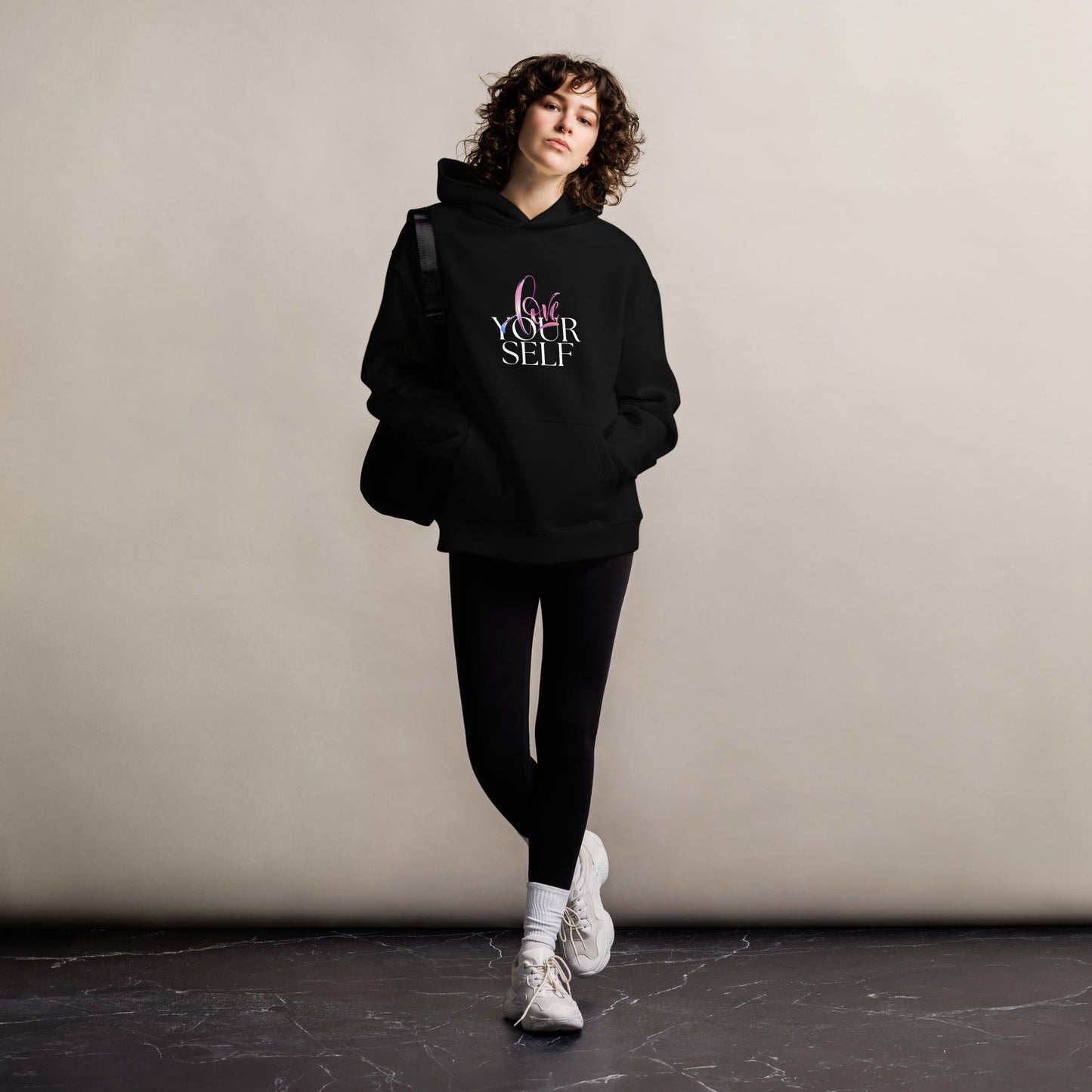 Oversized hoodie Love Yourself