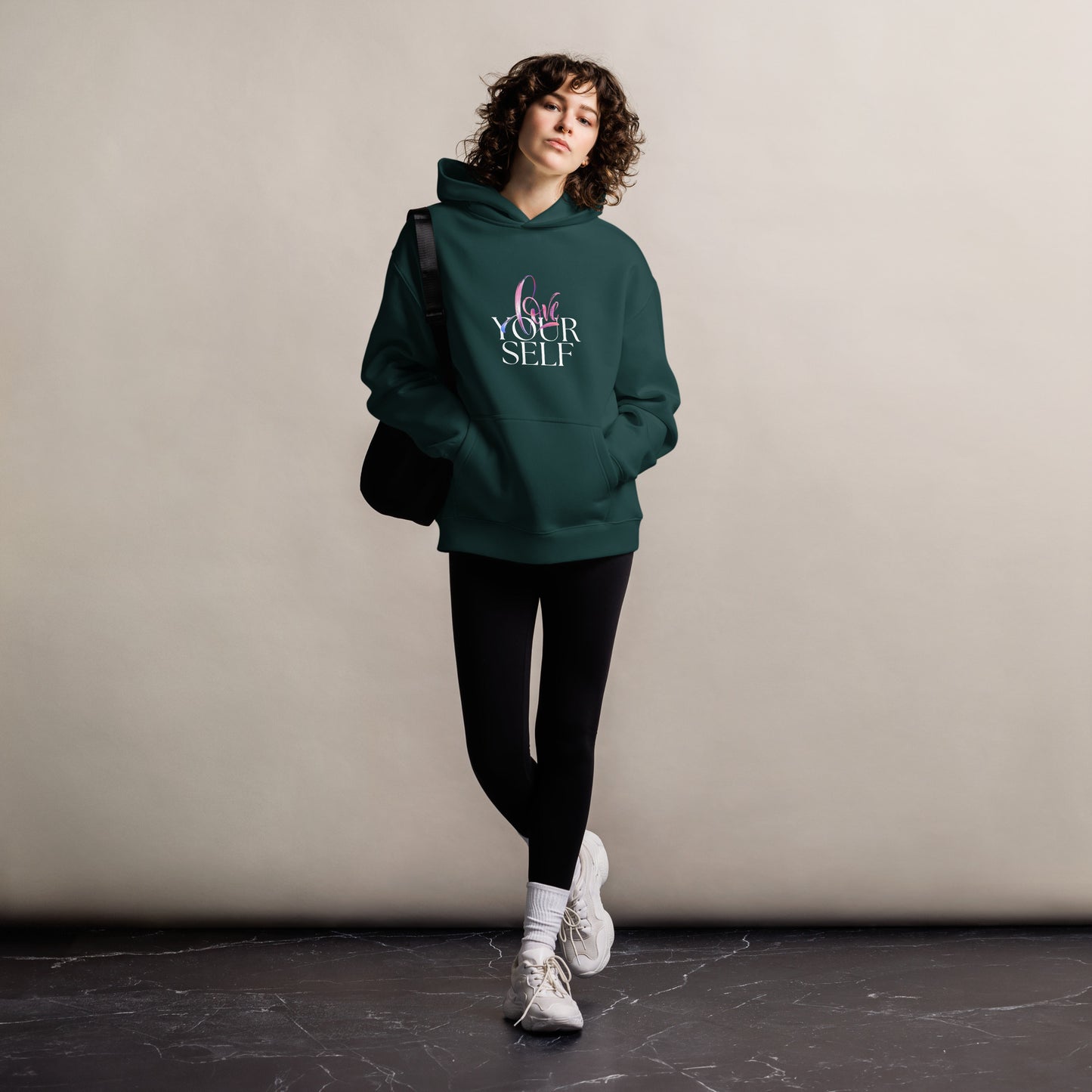 Oversized hoodie Love Yourself